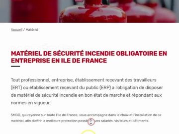 [#NouveauSite] 💻 SMGD Incendies est une entreprise qui vous permettra de vous équiper et de vous former pour lutter contre le feu.🔥 Experts en sécurité...