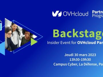 [#Partenaires] Ce jeudi, nous participerons à l’évènement Backstage Partner Program OVHcloud  ! ?

Notre société est conviée à la cérémonie de remise de prix...