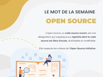 [#MotDeLaSemaine] Cette semaine, et si on parlait OPEN SOURCE ? ?

#Dico #web #open #source #agenceweb