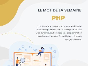 [#MotDeLaSemaine] Au programme cette semaine, un mot plutôt technique.. très familier pour nos amis développeurs.. Parlons du PHP ! ?

#Dico #web #php...