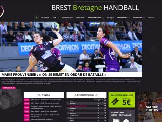 club de handball de brest,  handball féminin brest, équipe handball brest