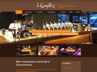 Le comptoir concarneau, restaurant concarneau, bar concarneau, lieu convivial concarneau