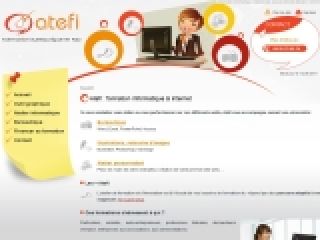 Site internet Atefi : cours d’informatique lille, formation informatique lille, cours informatique à domicile lille, cours débutant informatique lille, cours internet lille